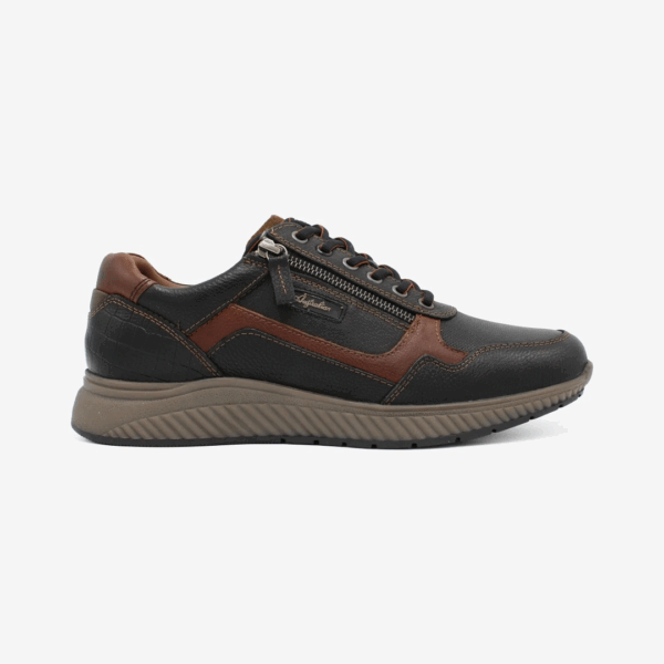 Hatchback black leather