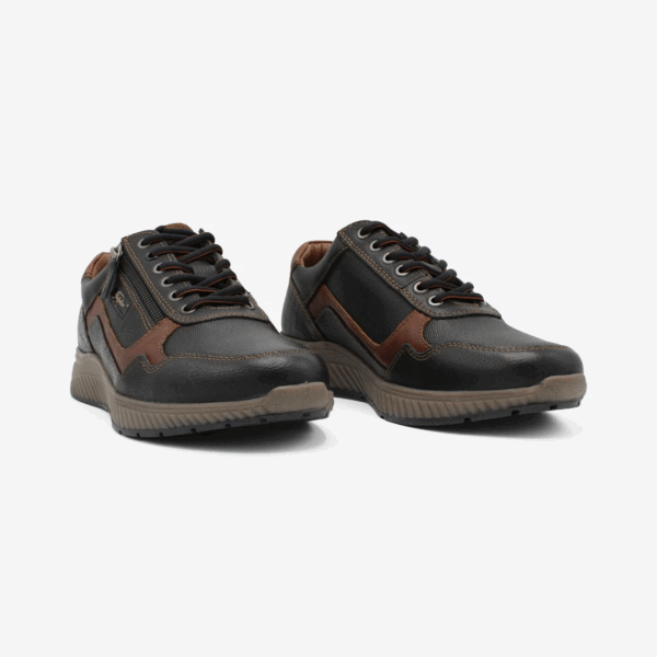Hatchback black leather