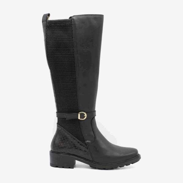Kinga crust micro croco schwarz