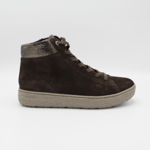 Phil Boot Dunkelbraun-Altgold/Velour